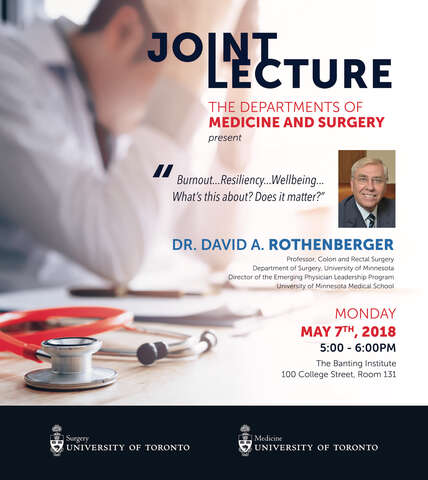 Departments of Medicine and Surgery - Joint Lecture